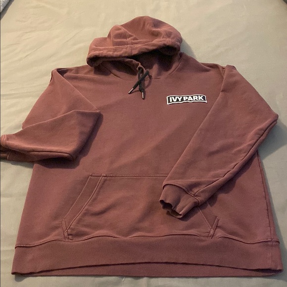 Ivy Park Women's Burgundy Hoodie Sweatshirt - Picture 4 of 12